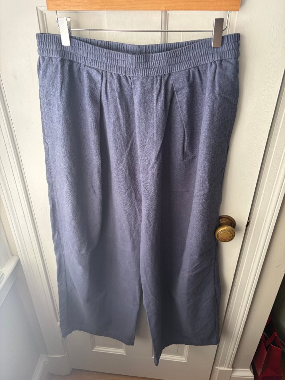 COS Mens Blue Pleated Trouser